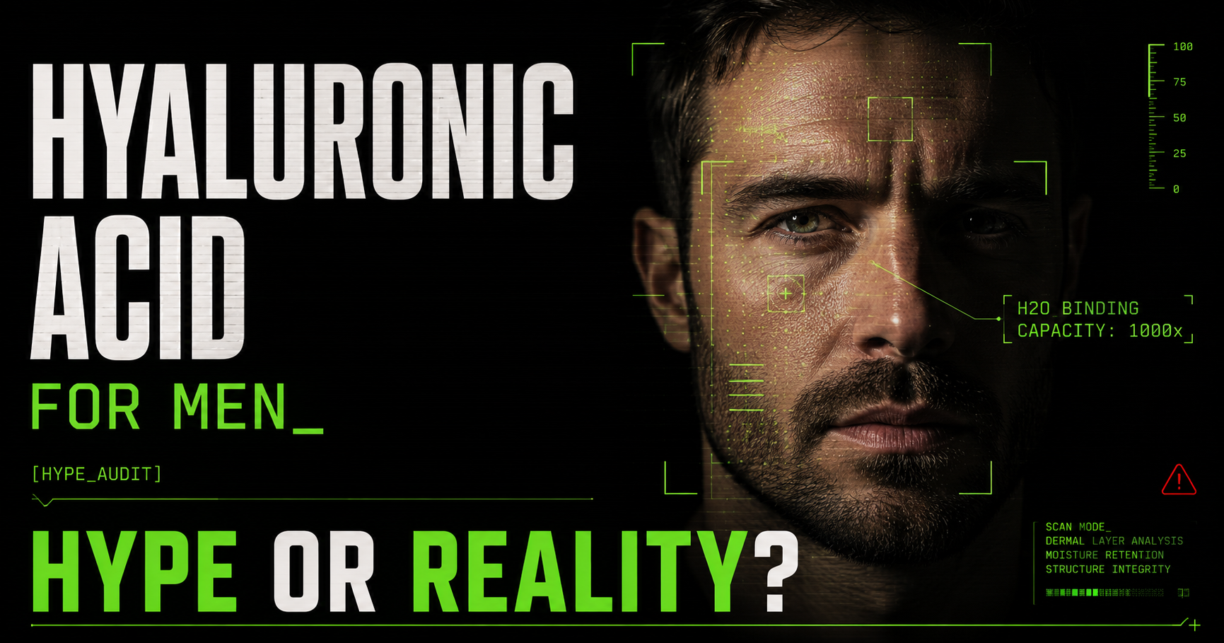 Hyaluronic Acid for Men: Is It Worth It or Just Hype?